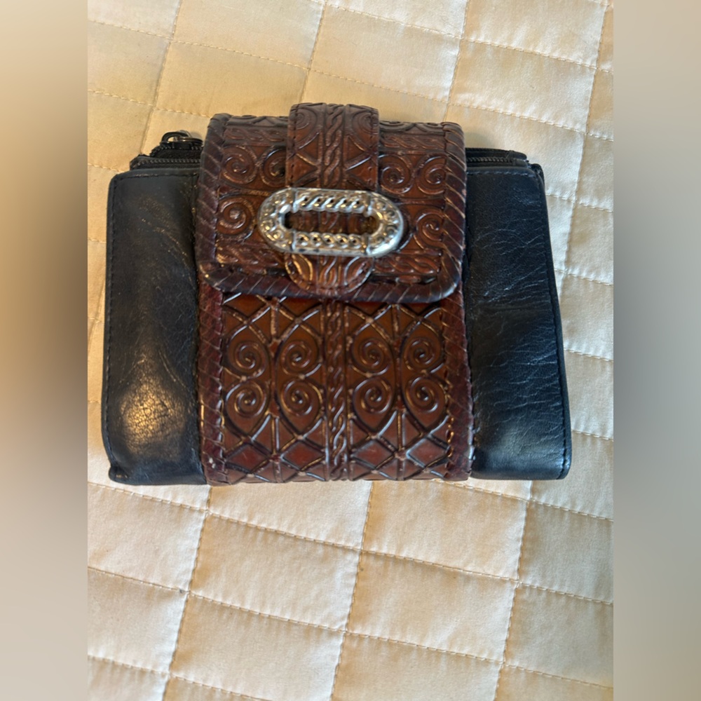 Brighton Black and Brown Wallet
